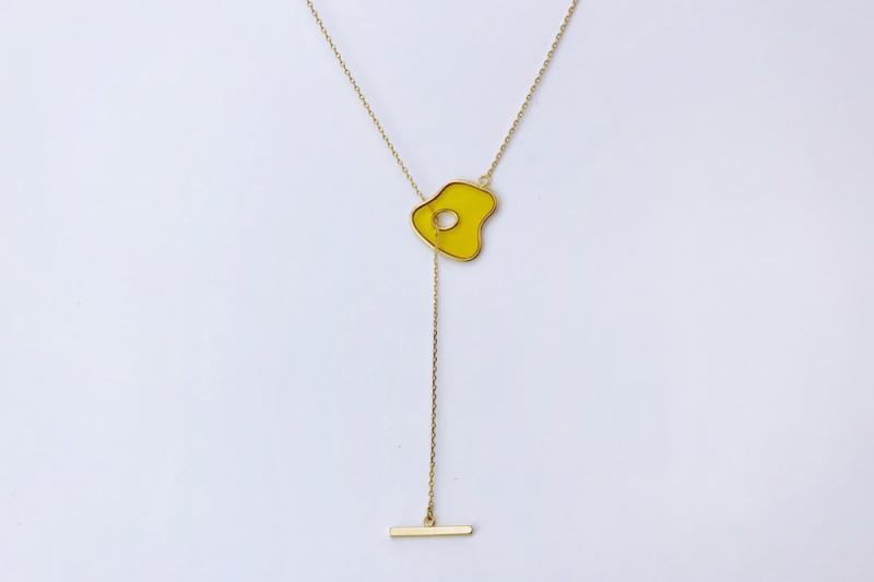 Delicate Fit Epoxy Necklace