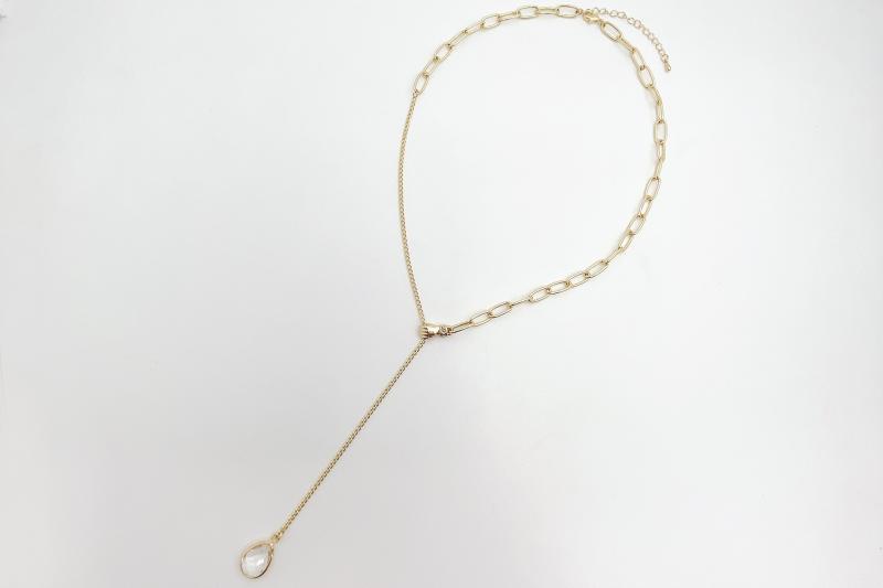 [Ozel] Luxurious Glass Necklace