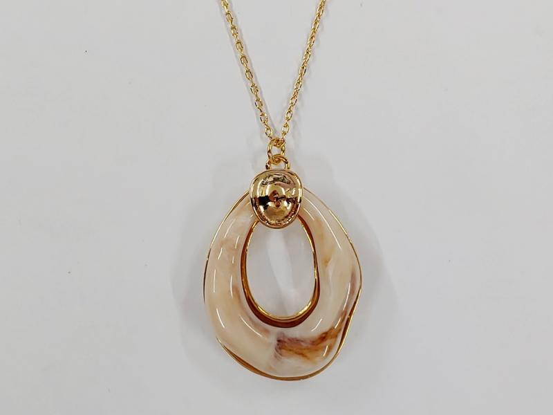 [Ozel] BRASS/ZINC Necklace