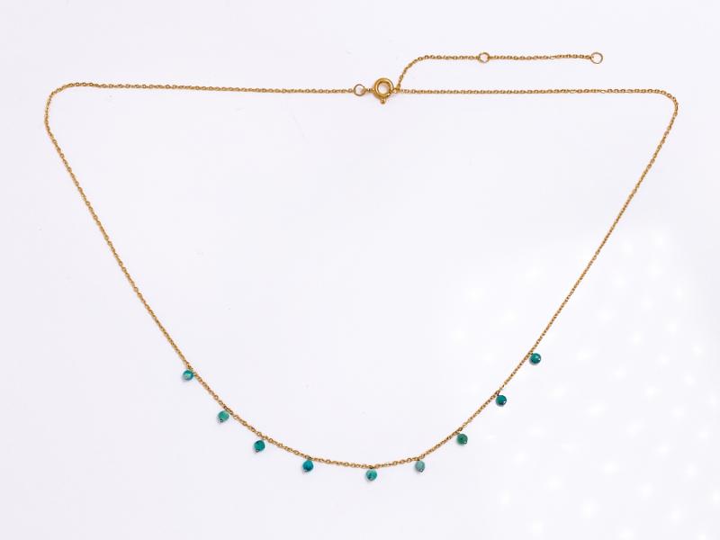 [Ozel] Shiny STEEL Necklace
