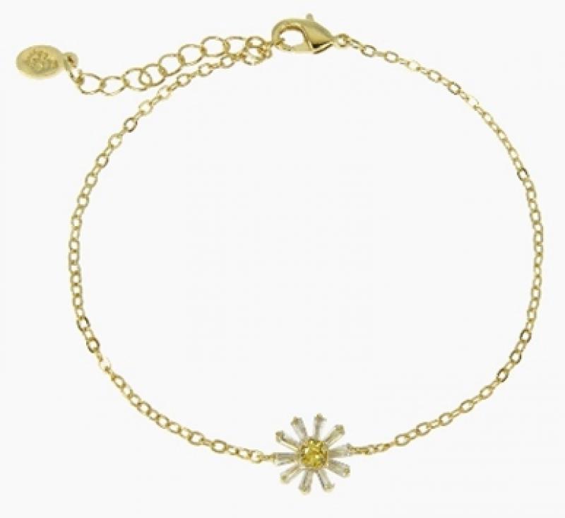 [Ozel] BRASS Cubic Zirconia Bracelet