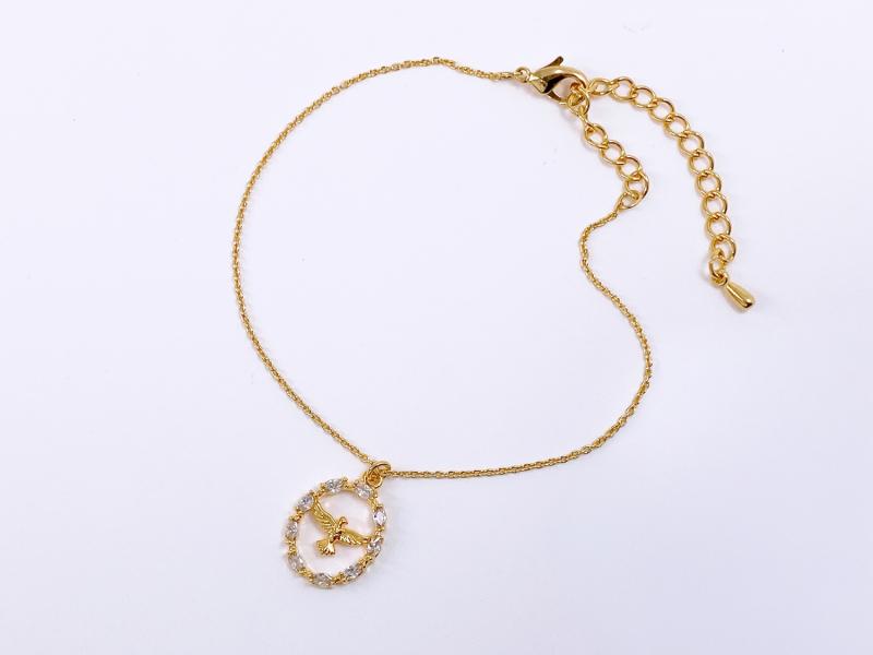 [Ozel] Shiny BRASS Cubic Zirconia Bracelet