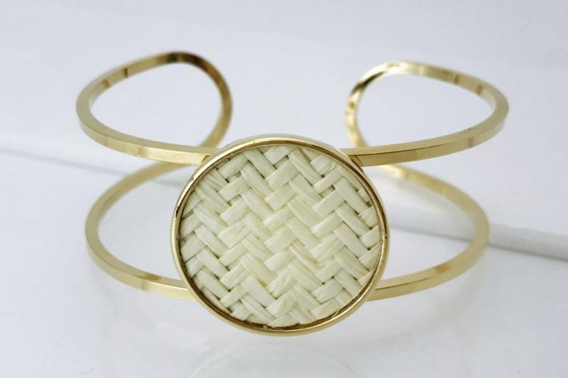 [Ozel] Trendy Glossy Brass Bracelet