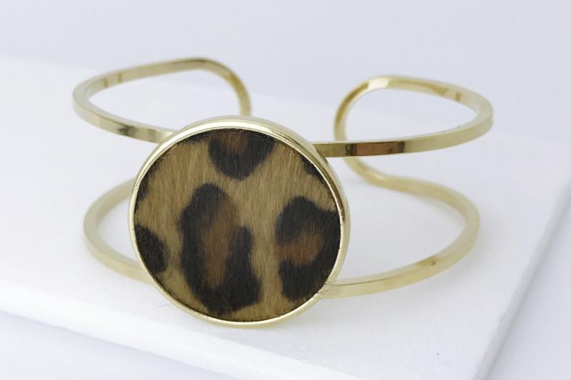 [Ozel] Simple Minimal Glossy Brass Bracelet