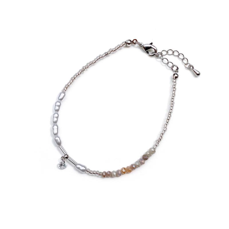 [Ozel] Shiny ACRYLIC Cubic Zirconia/Glass Bracelet
