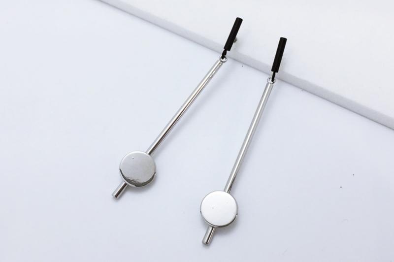 [Ozel] Matte BRASS Earring