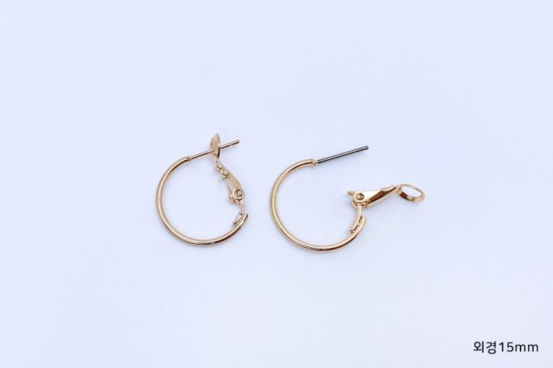 [오젤] 데일리 포인트 유광 신주 귀걸이