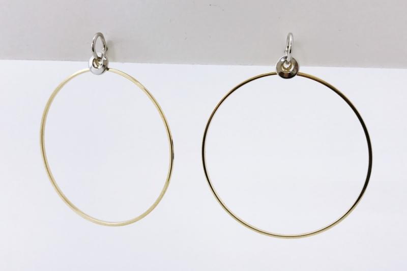 [Ozel] Shiny BRASS Earring
