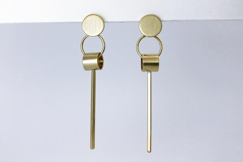 [오젤] 포인트룩 무광 유광 신주 귀걸이