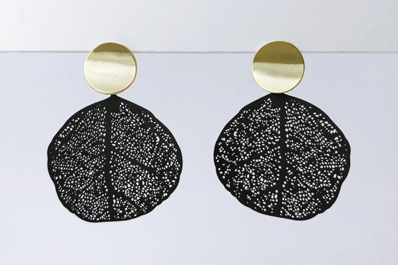 [Ozel] Shiny BRASS Earring