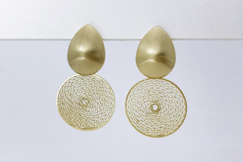 [오젤] 포인트룩 무광 신주 귀걸이