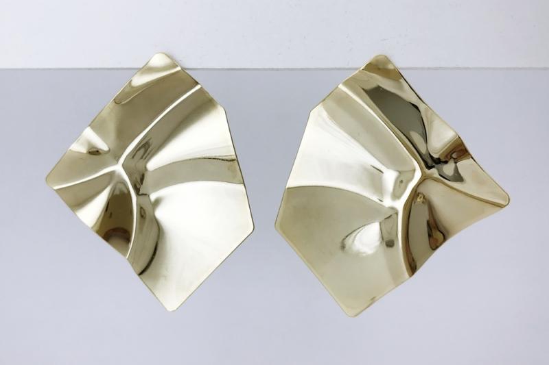 [Ozel] Shiny BRASS Earring