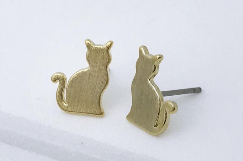 [오젤] 하객룩 무광 신주 귀걸이