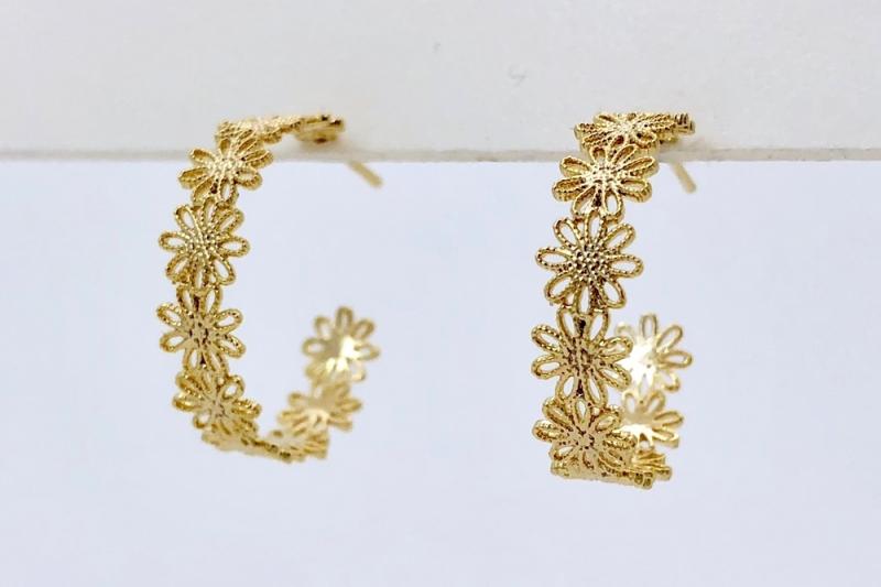 [Ozel] Shiny BRASS Earring