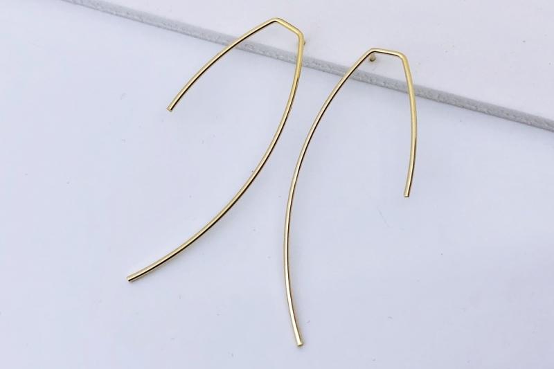 [Ozel] Romantic Glossy Brass Earrings [Ozel] Luxurious Glossy Brass Earrings