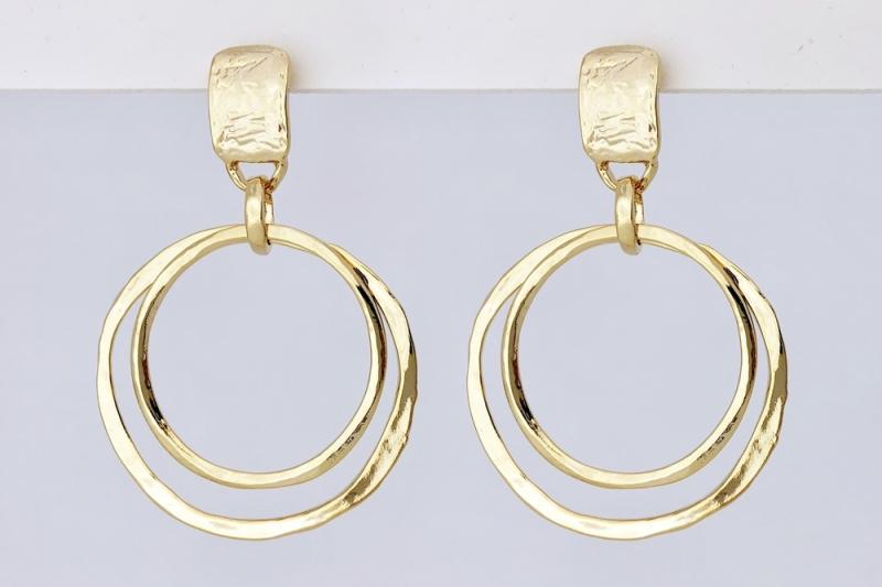 Stylish Glossy Zinc Alloy Earrings