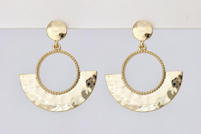 Elegant Glossy Zinc Alloy Earrings [Ozel]