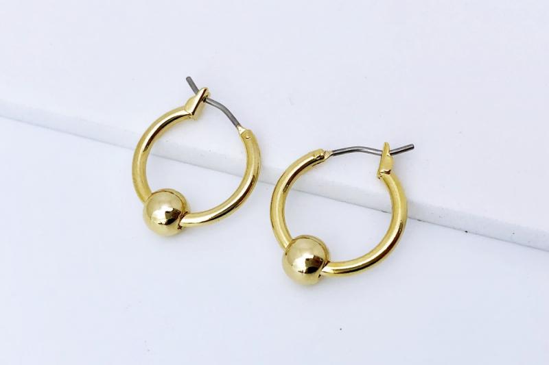 [Ozel] Shiny BRASS Earring