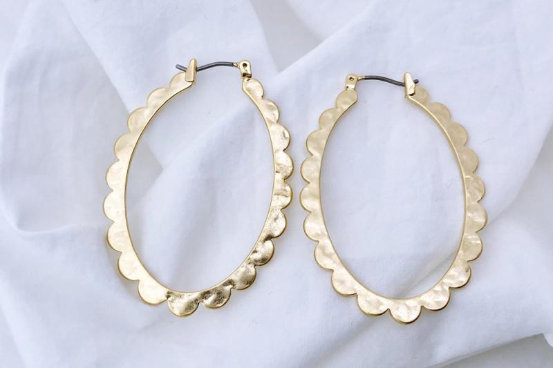 [Ozel] Trendy Hammered Vintage Plated Brass Ring
