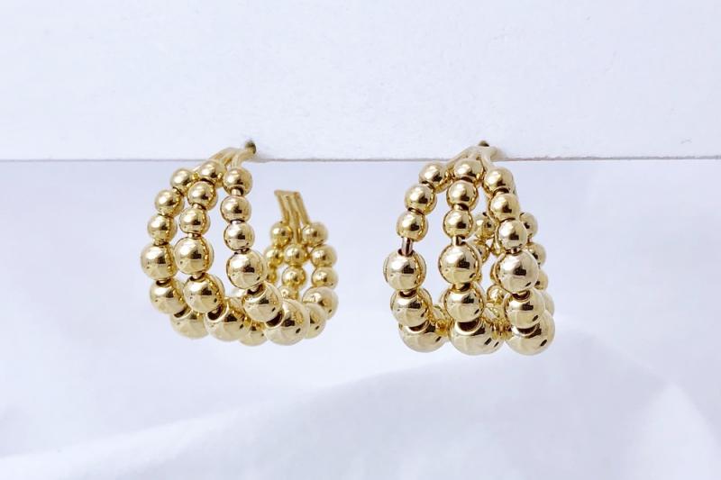[Ozel] Girlfriend Gift Brass Earrings