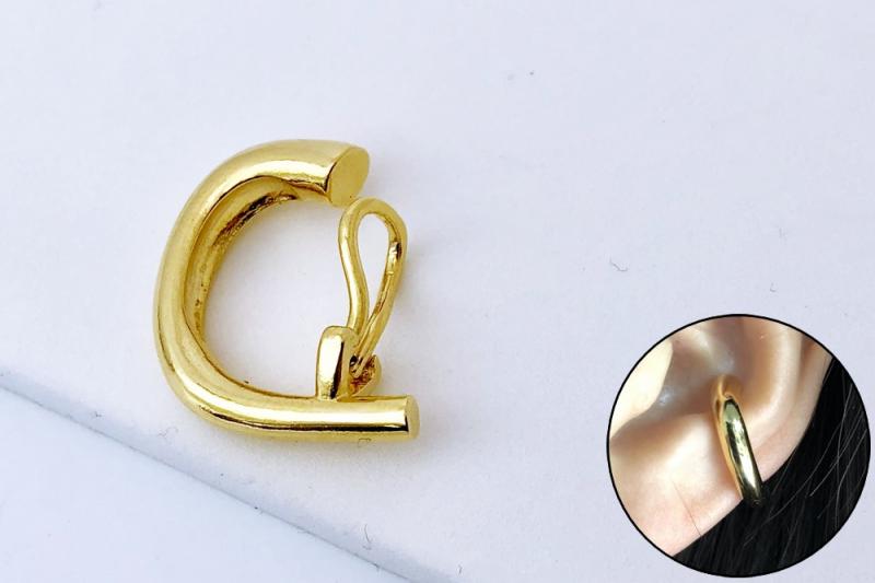 [Ozel] Simple Minimal Glossy Brass Hairpin