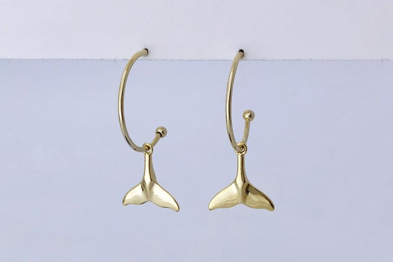 [Ozel] Wedding Guest Look Glossy Wire Brass Zinc Alloy Earrings