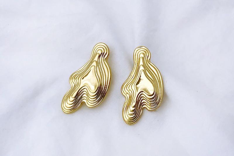 [Ozel] Romantic Mood Vintage Plated Zinc Alloy Earrings