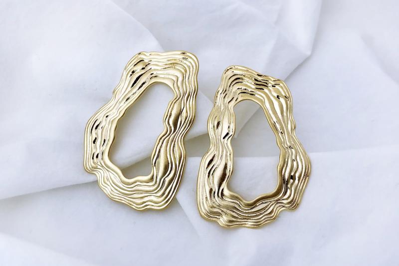 Zinc Alloy Earrings [Ozel] Trendy Vintage Plated Zinc Alloy Earrings
