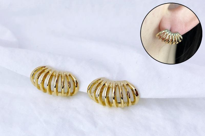 [Ozel] Shiny ZINC Earring