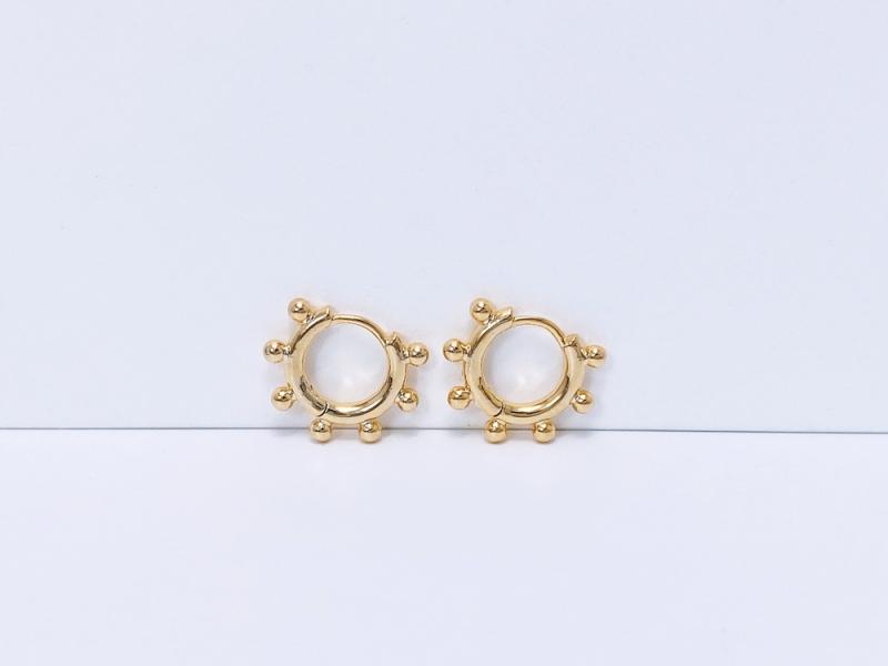[Ozel] Shiny BRASS Earring