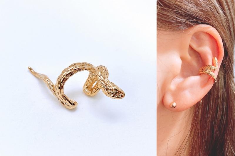 Ear Cuff [Ozel] Delicate Fit Glossy Brass