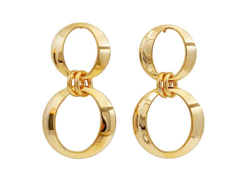 [Ozel] Shiny BRASS Earring