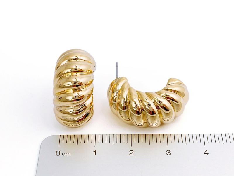 [Ozel] Shiny BRASS Earring