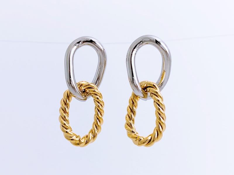 [Ozel] Shiny BRASS Earring