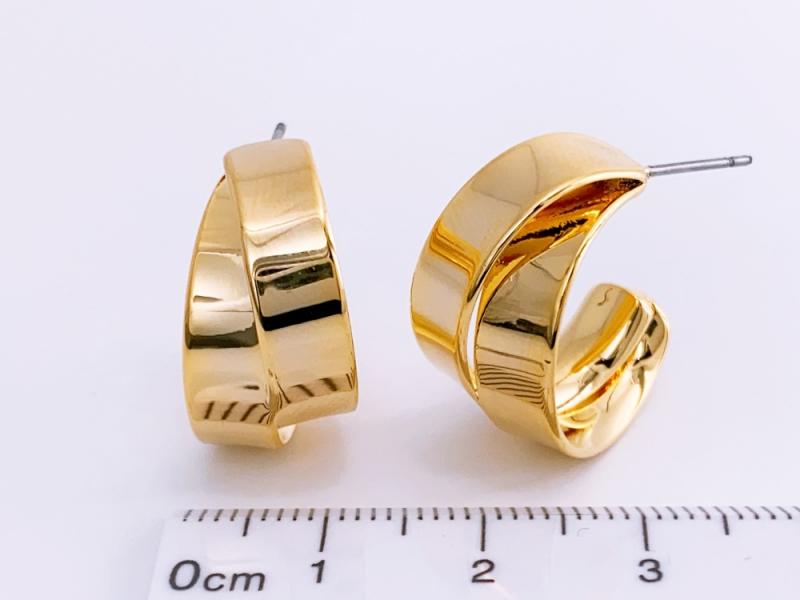 [Ozel] Shiny BRASS Earring