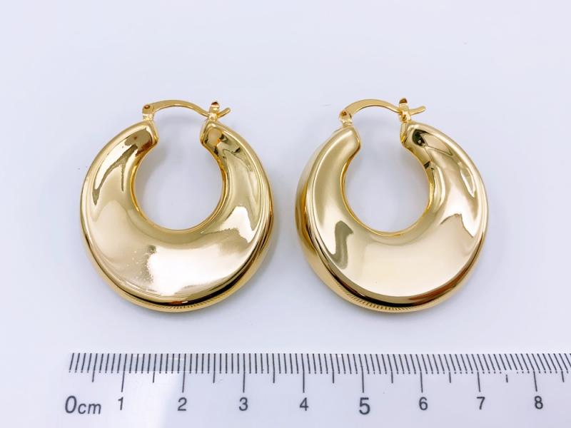 [Ozel] Shiny BRASS Earring