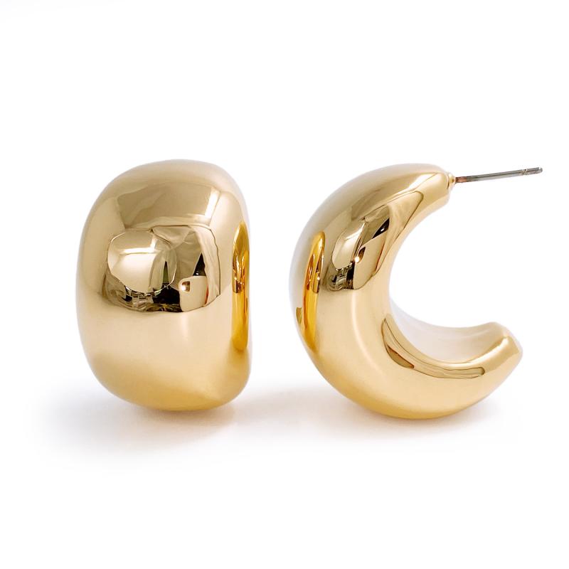 [Ozel] Shiny BRASS Earring