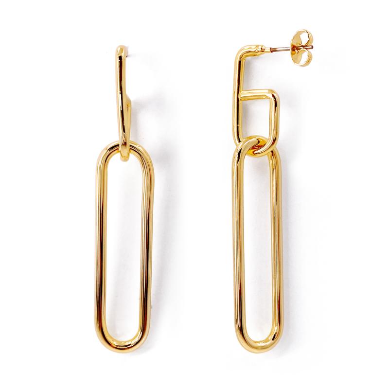 [Ozel] Shiny BRASS Earring