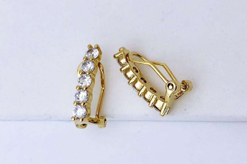 [Ozel] Unique Mood Brass Cubic Hair Pin