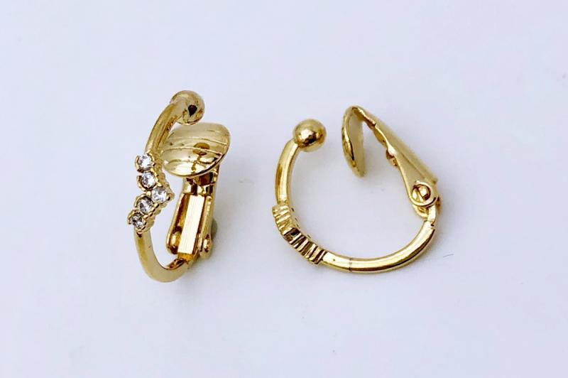 [Ozel] Modern Classic Glossy Brass Cubic Hairpin