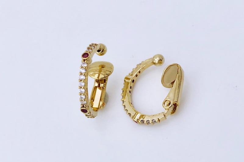 [Ozel] Girlfriend Gift Glossy Brass Cubic Hairpin