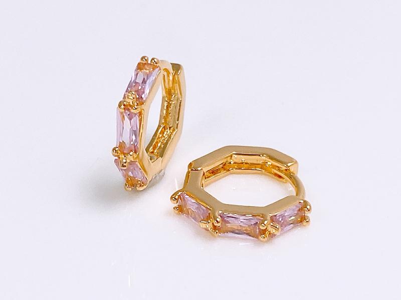 [Ozel] Shiny BRASS Cubic Zirconia Hair Accessory
