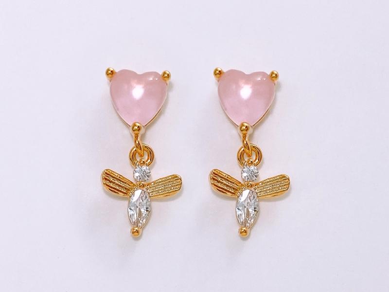 [Ozel] Shiny BRASS Cubic Zirconia/Glass Hair Accessory