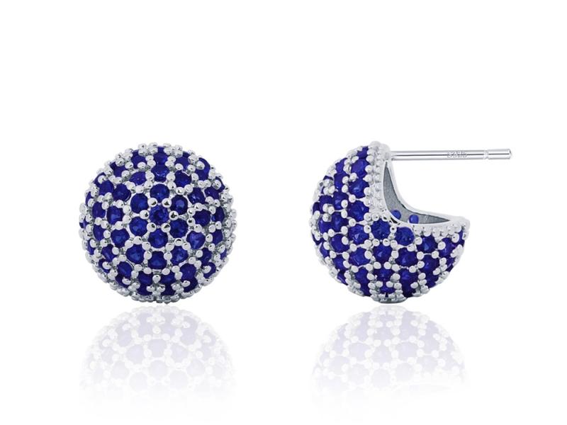 [Ozel] Shiny BRASS Cubic Zirconia Earring