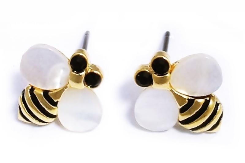 [Ozel] Romantic Mood Natural Mother-of-Pearl Earrings [Ozel