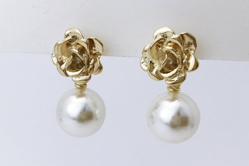 [Ozel] Layered Pearl Earrings