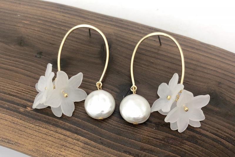 [Ozel] Modern Classic Pearl Earrings