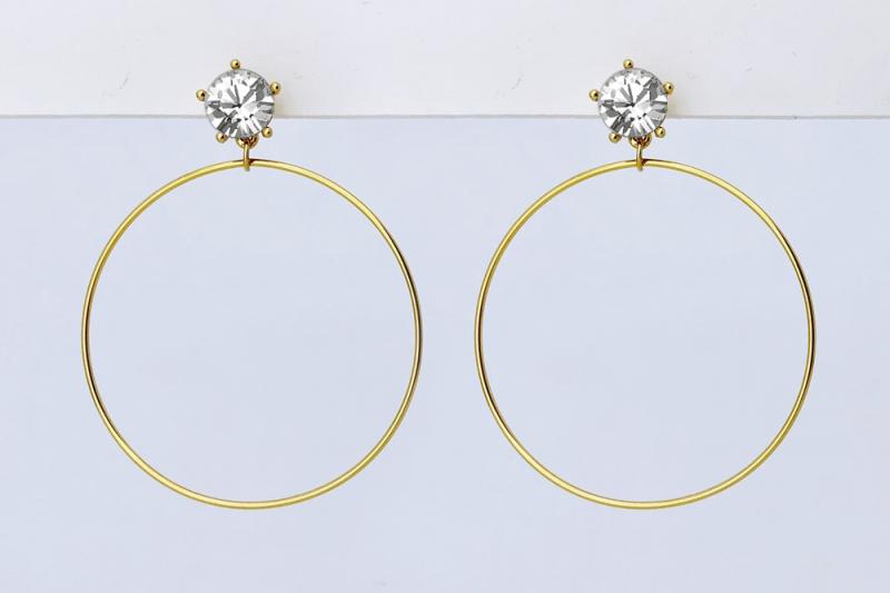 [Ozel] Trendy Crystal Earrings