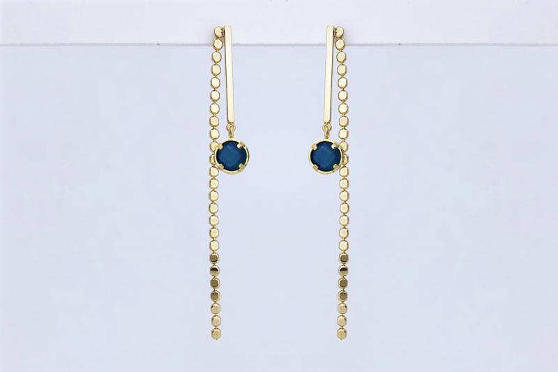 [Ozel] Sophisticated Glass Earrings