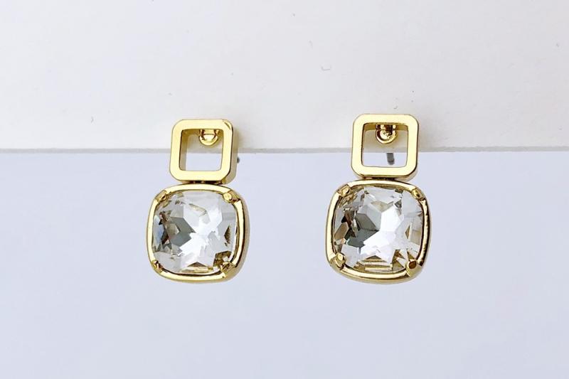 [Ozel] Layered Glass Earrings